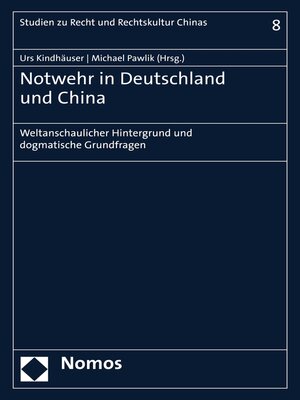 cover image of Notwehr in Deutschland und China